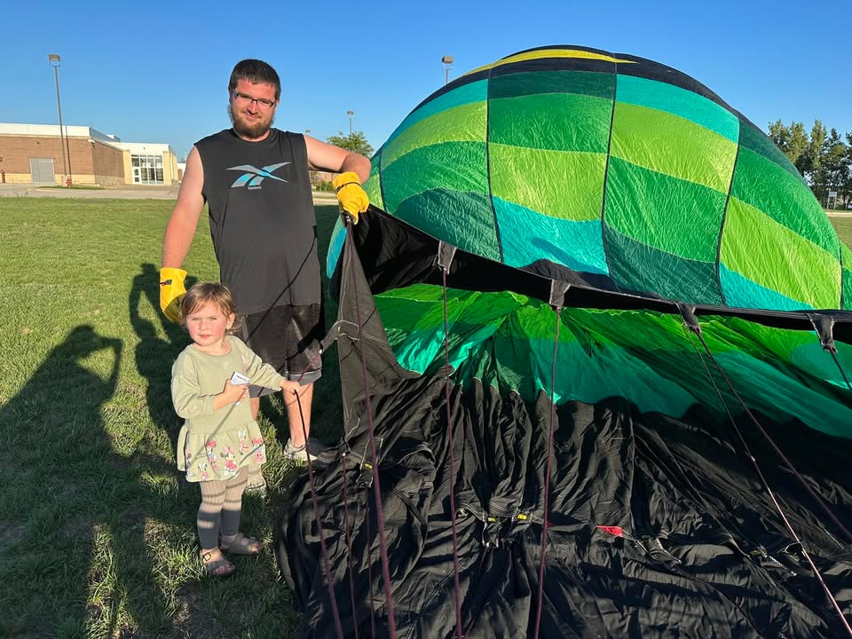 Beautiful night for a flight and training new crew!
