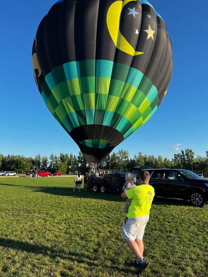 Beautiful night for a flight and training new crew!
