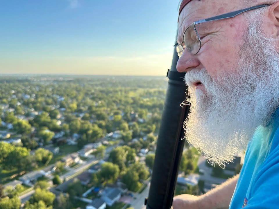 Beautiful night for a flight and training new crew!