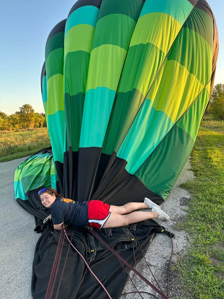 Beautiful night for a flight and training new crew!