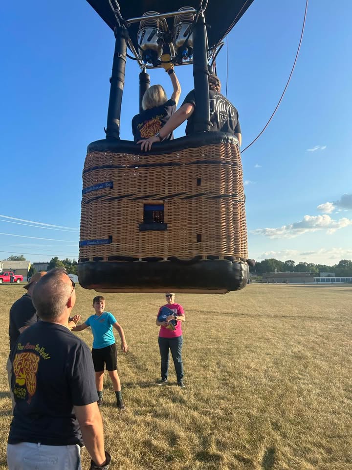 Flew in Anamosa last.