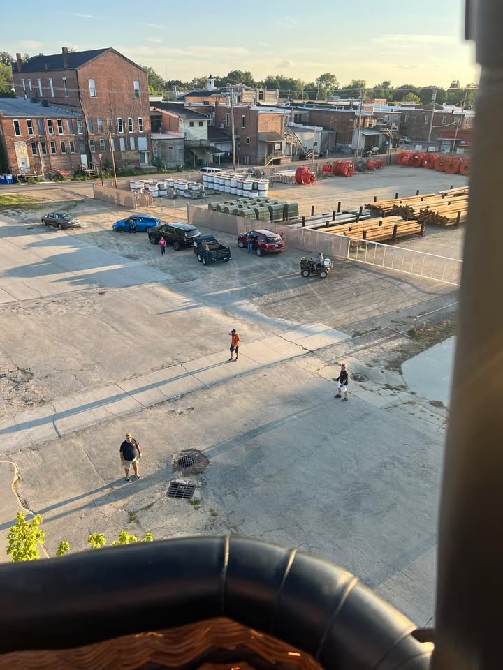 Flew in Anamosa last.
