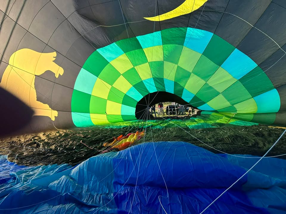 Gorgeous flight over the Iowa countryside.