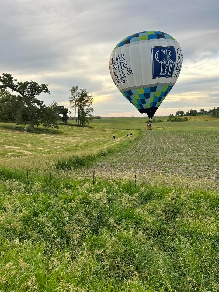 Lovely flight over Linn County last night!