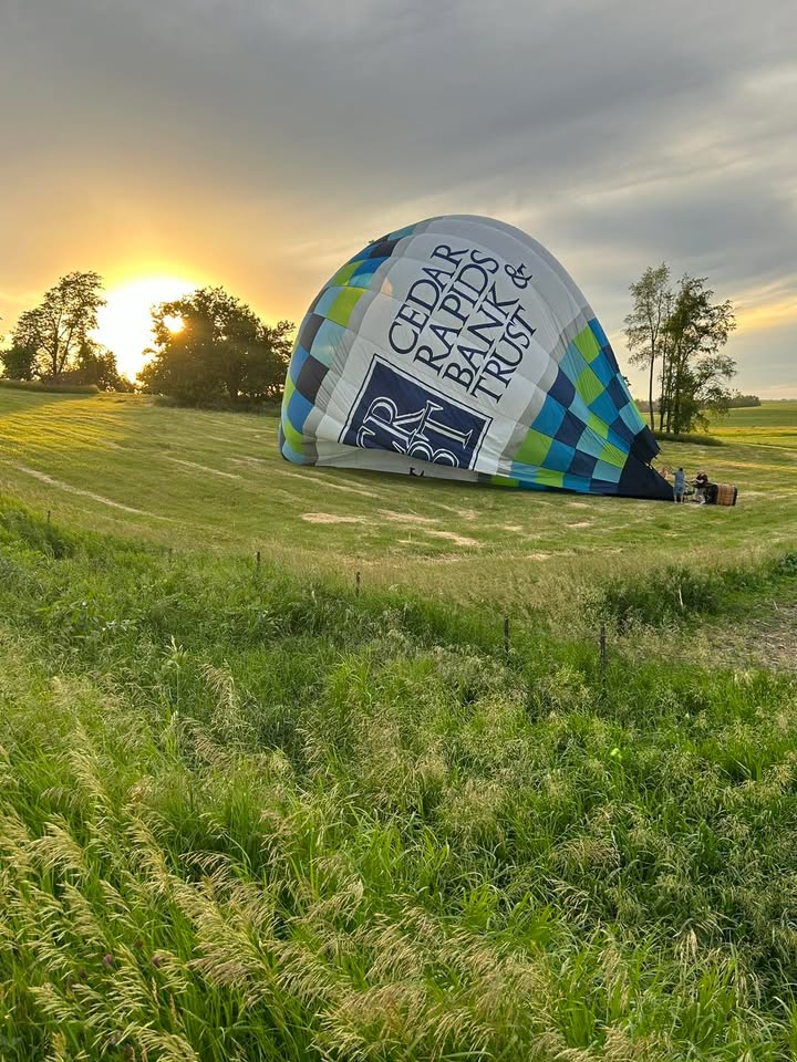 Lovely flight over Linn County last night!