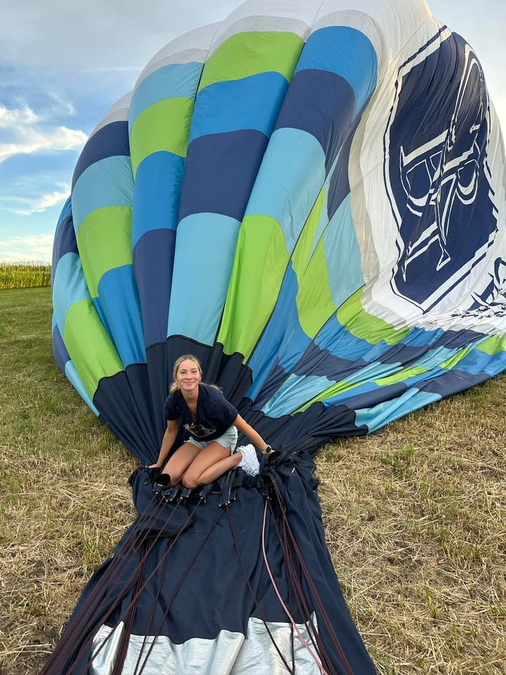 Lovely flight over Linn County last night!