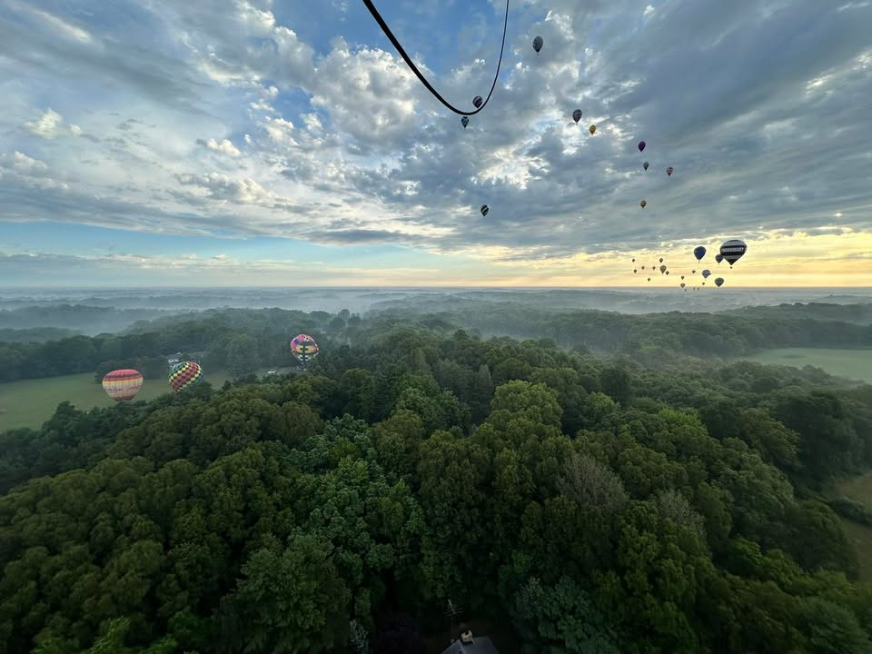 This morning’s flight.