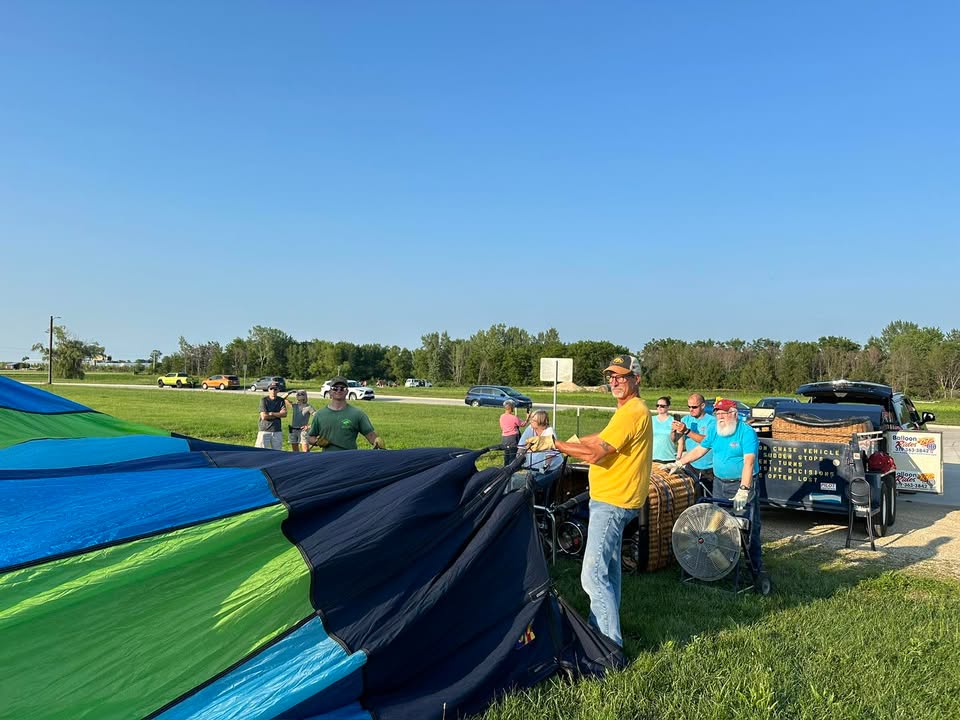 Gorgeous flight over the Marion area last night.
