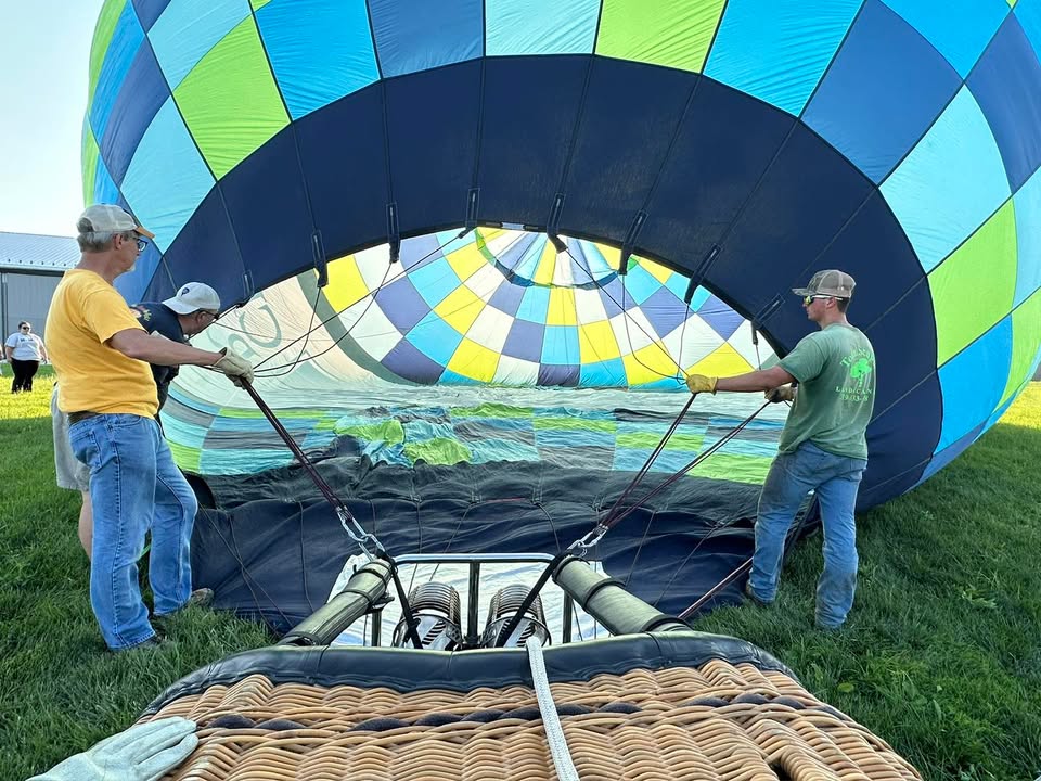 Gorgeous flight over the Marion area last night.