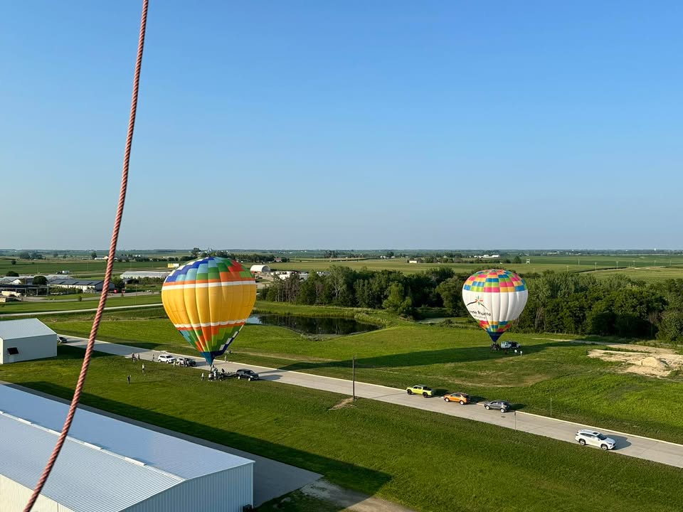 Gorgeous flight over the Marion area last night.