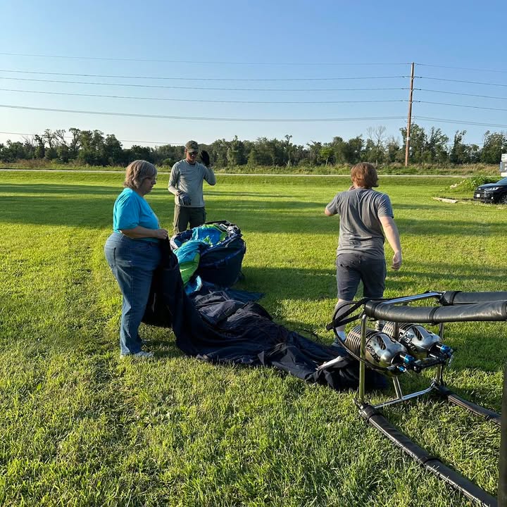 Weather finally cooperated and we were able to fly last night!