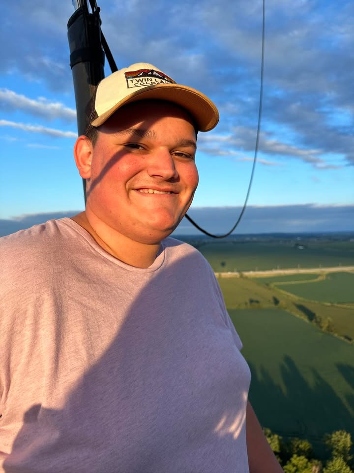 Jude‘s birthday Flight last night.