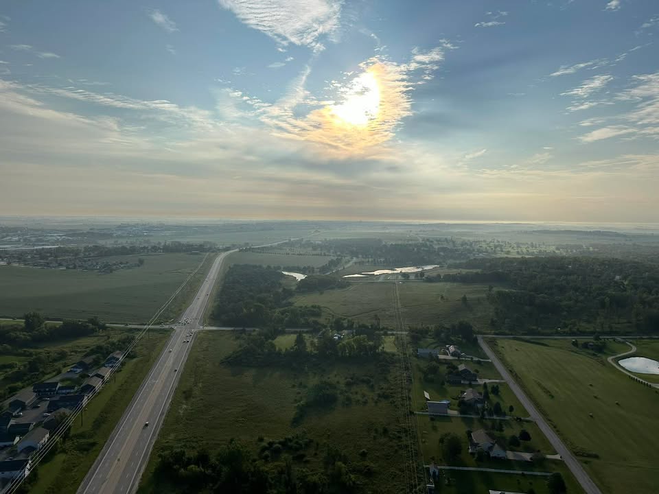 Morning flights are the best!