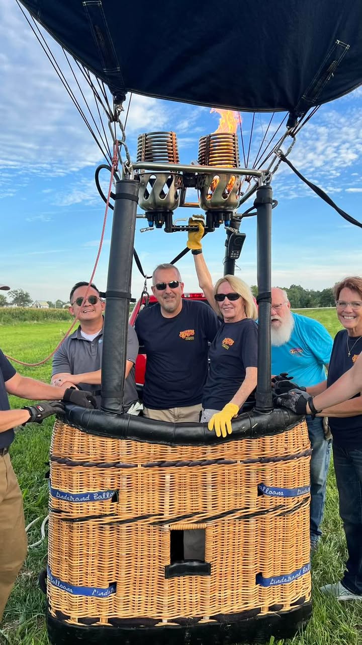 Flew from Bass Farms last night over Iowa crops.