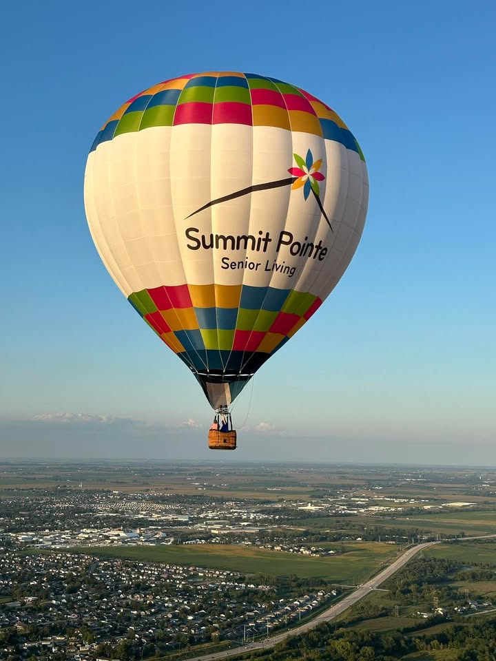 Our flight over Cedar rapids last night.