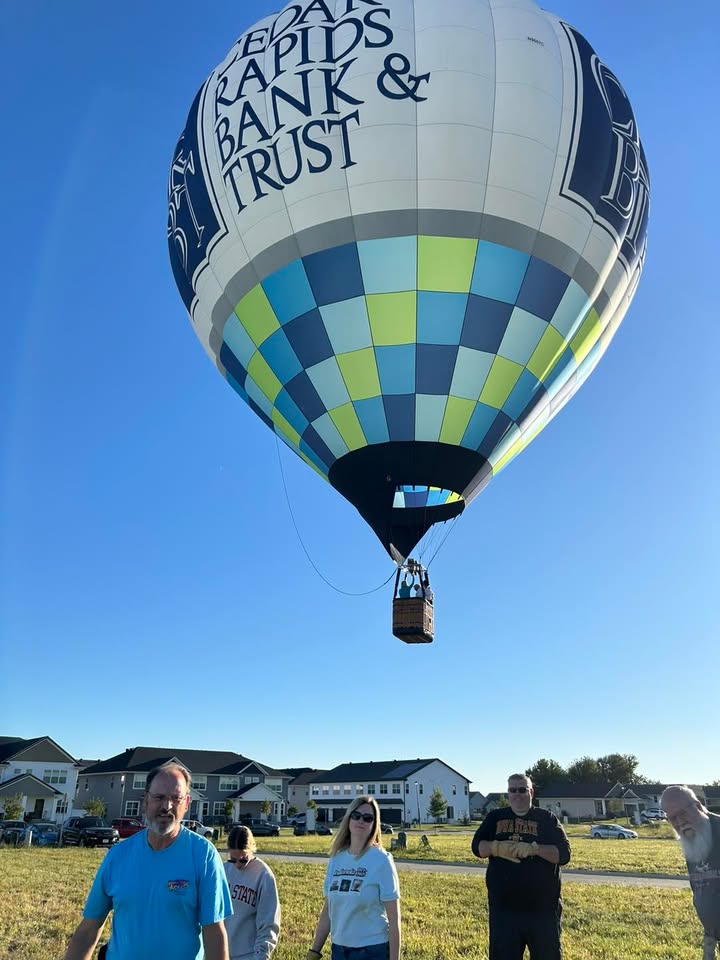 Last night’s flight over the area!