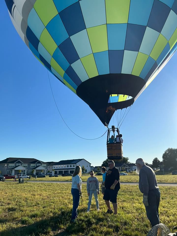 Last nights flight over the area!