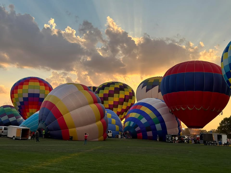 Shots from last night’s glow in Forest Park.