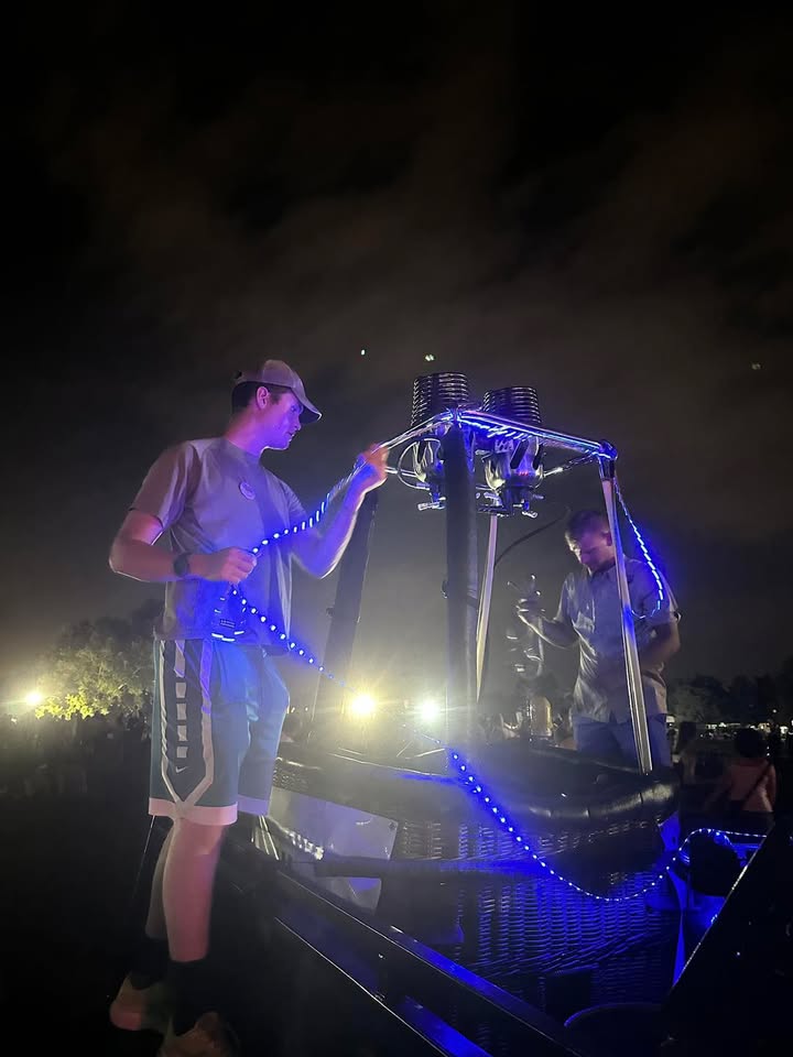 Shots from last night’s glow in Forest Park.