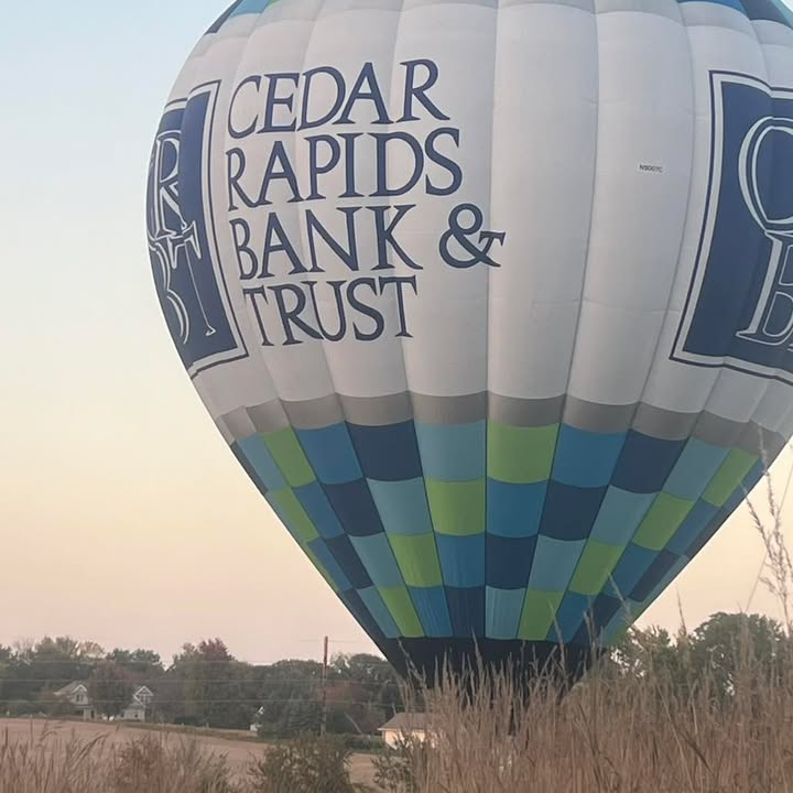 Tuesday night, two balloons flying.