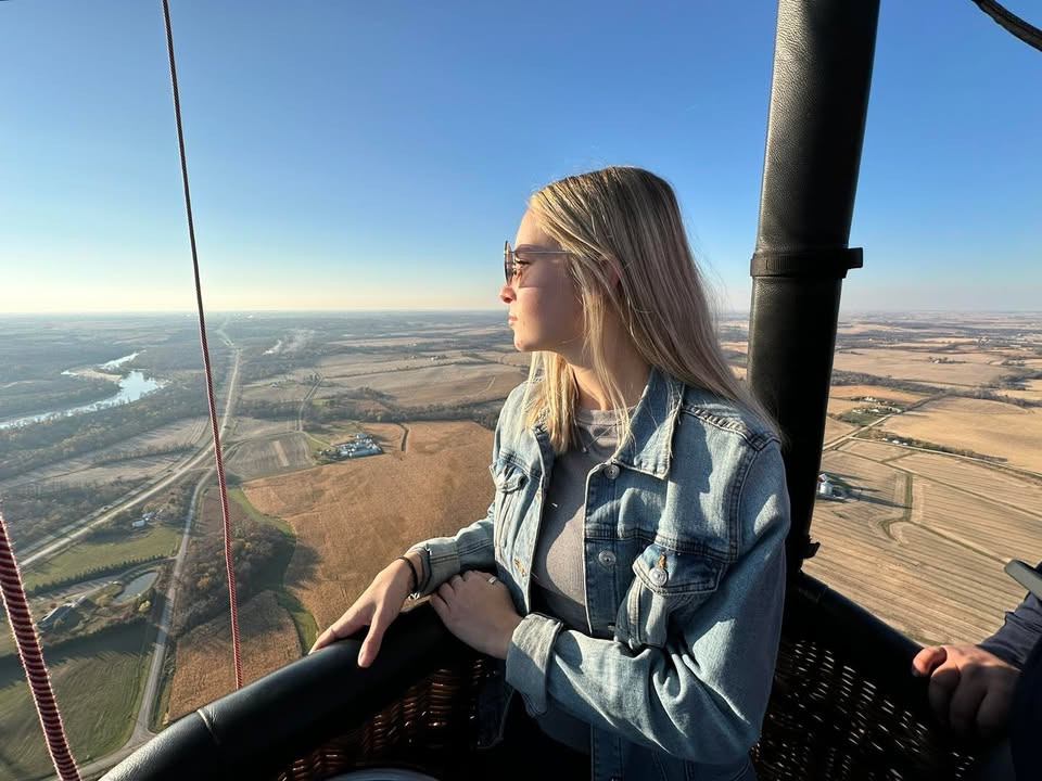 November 1 flight over Iowa landscape!