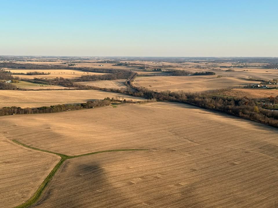 November 1 flight over Iowa landscape!