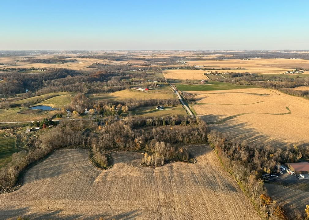 November 1 flight over Iowa landscape!