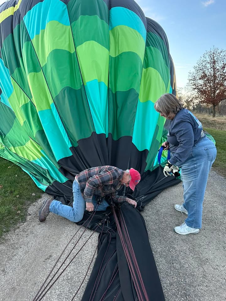Beautiful flight over Marion.