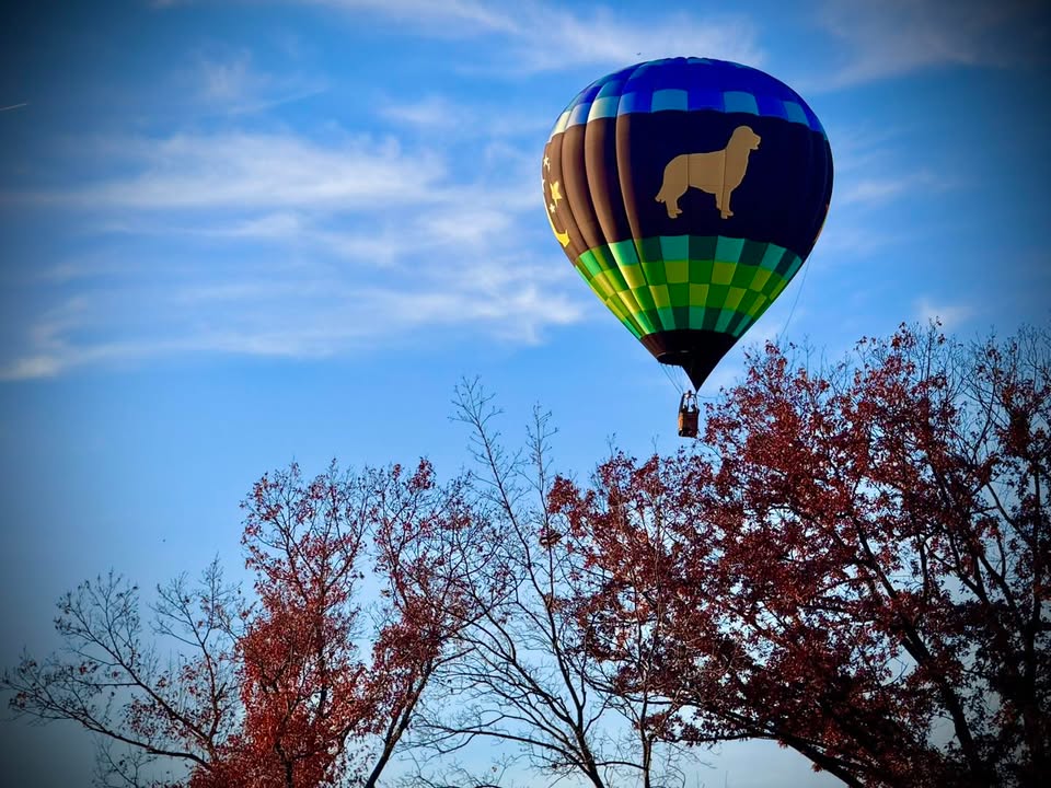 Beautiful flight over Marion.