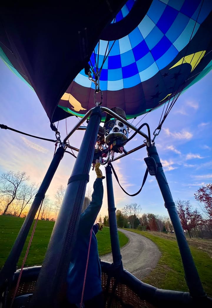 Beautiful flight over Marion.